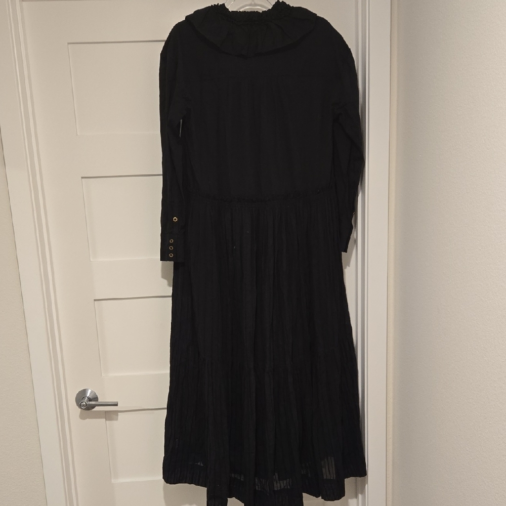 Pilcro Anthroplogie Whimsy Goth Maxi Long Sleeve Dress - Picture 6 of 6